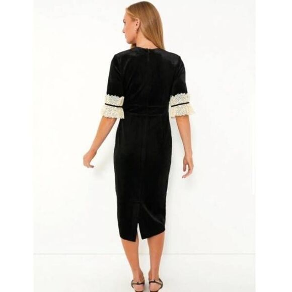 NWOT TUCKERNUCK Black Velvet Odette Midi Dress Size XXL - Picture 2 of 6
